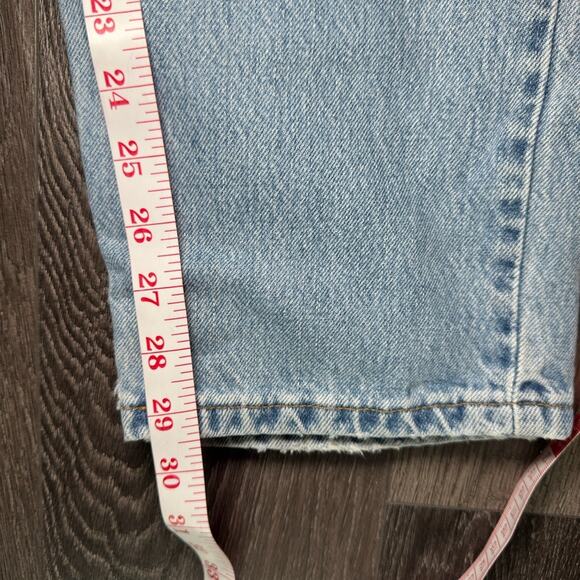 Levi’s 501 100% Cotton Mid Wash High Rise Relaxed Fit Denim Jeans Size 32 L30 - Picture 6 of 8